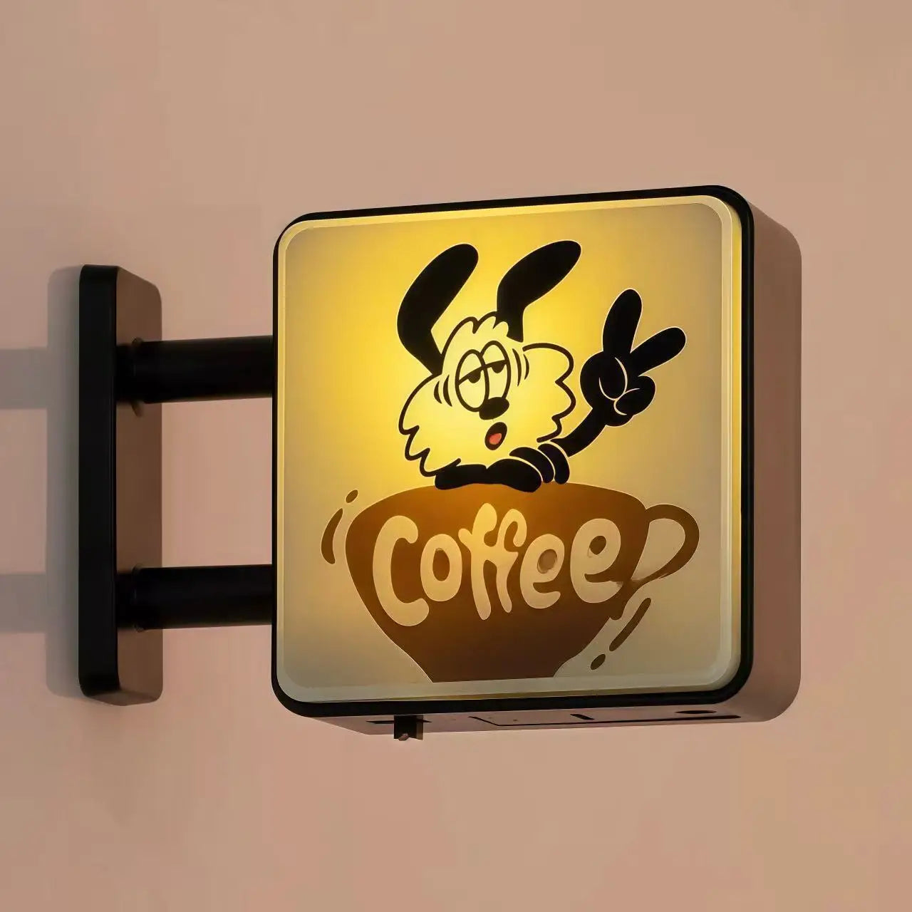 Magnete Per Frigorifero A LED Con Luce Per Bar E Caffetterie Decorazione Per Pannello Forato Insegna Illuminata Per Casa