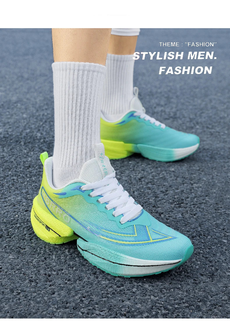 Scarpe da Corsa Sportive Unisex per Maratona Traspiranti Leggere Comode Sneakers Atletiche con Ammortizzazione ad Aria