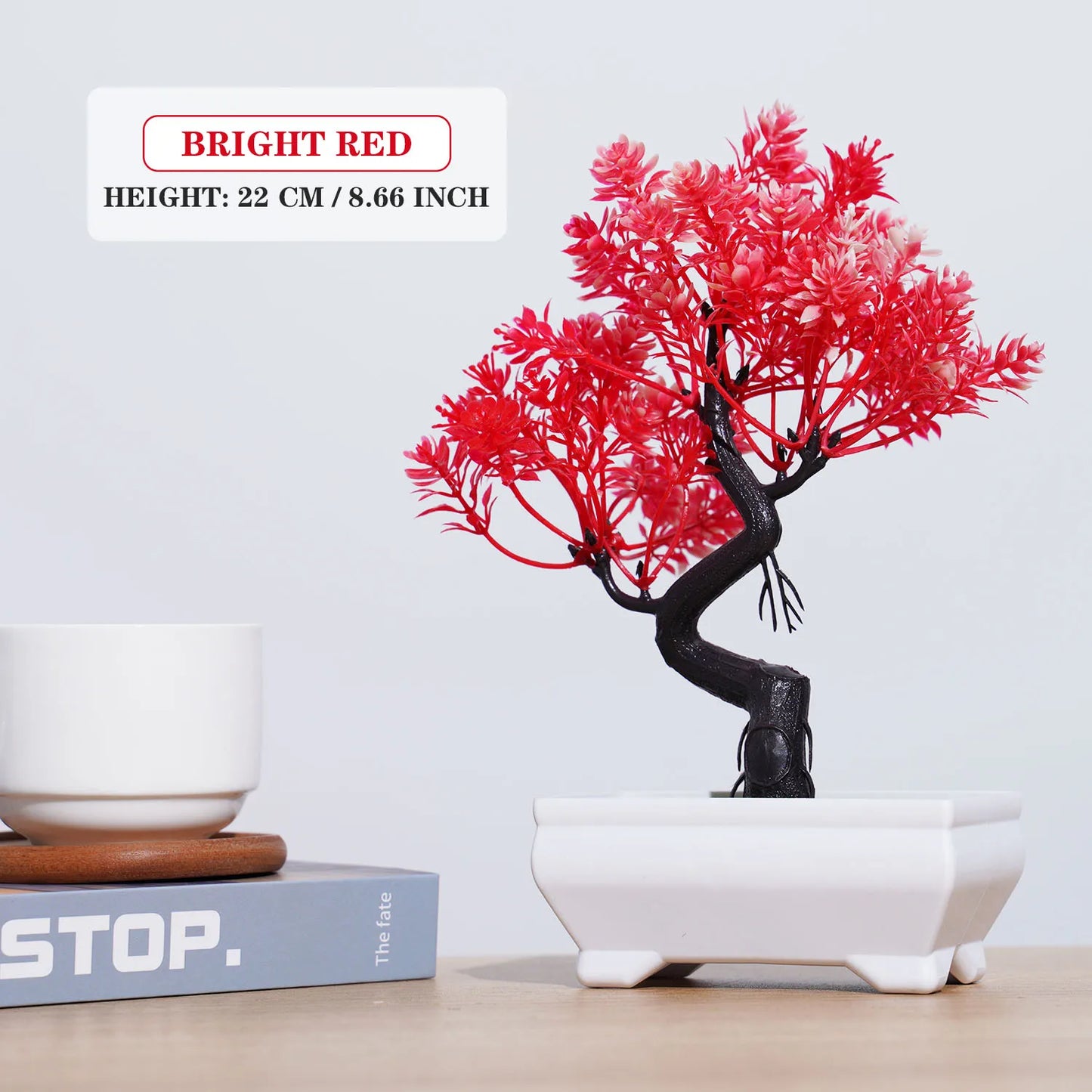 Piante Artificiali Bonsai Piccolo in Vaso Decorazioni per Casa Hotel Giardino Tavolo Fiore Finto