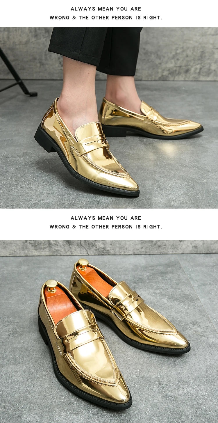Scarpe Da Uomo In Pelle Oxford Verdi E Viola Scarpe Da Lavoro Classiche Mocassini Casual Eleganti