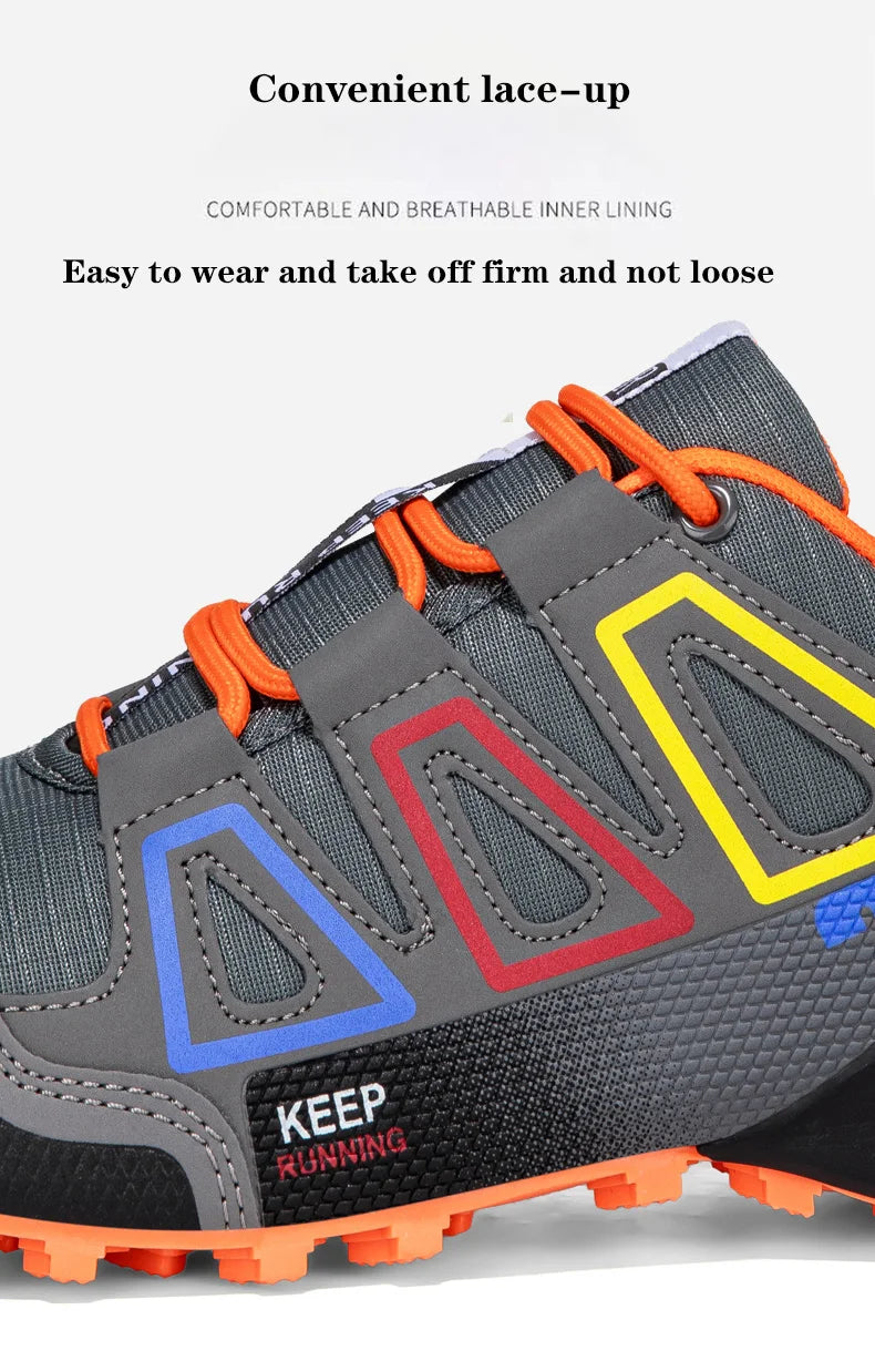 Scarpe Da Trekking All'aperto Unisex Antiscivolo Con Lacci Leggere Per Allenamento Tattiche Da Uomo Ciclismo Casual