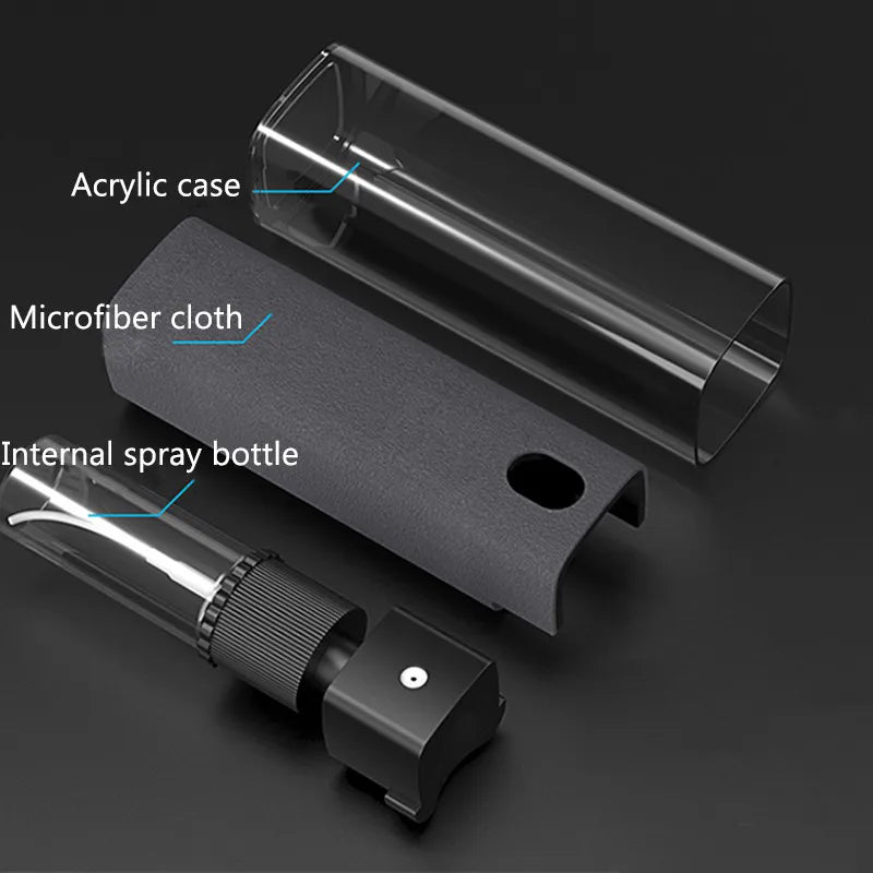 Detergente 2 In 1 Per Schermo Del Telefono Spray Portatile Con Panni In Microfibra Per Pulizia Touch Screen E Vetro