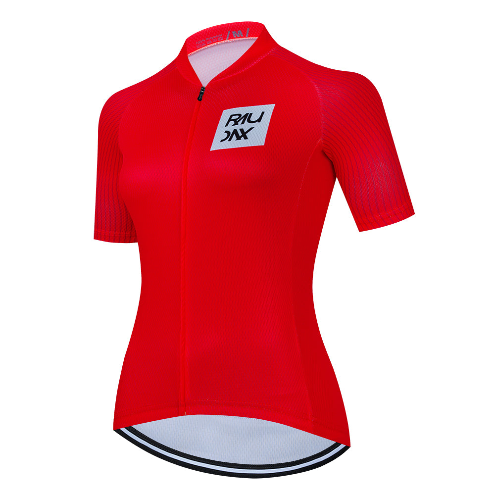 Maglie Ciclismo Donna Raudax 2026 Estive Traspiranti Abbigliamento MTB Maniche Corte Con Tasche