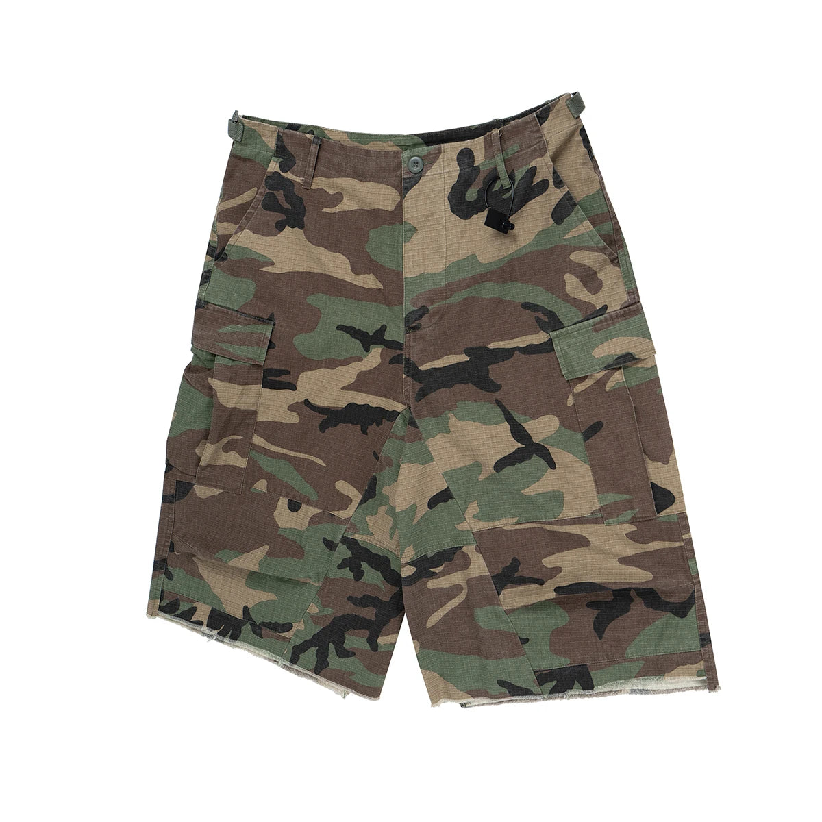 Pantaloncini Corti Cargo Mimetici M65 Silhouette Da Uomo Estivi Larghi Patchwork A Gamba Larga Oversize