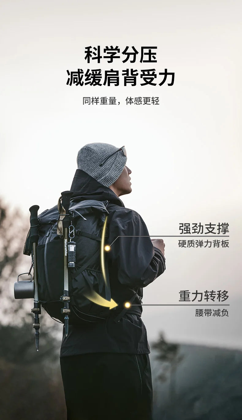 Zaino Naturehike Helio 30L Plus 5L Nuovo 2024 Per Trekking Alpinismo All Aperto Grande Capacità Campeggio Viaggio