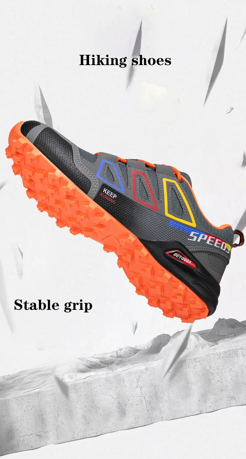 Scarpe Da Trekking All'aperto Unisex Antiscivolo Con Lacci Leggere Per Allenamento Tattiche Da Uomo Ciclismo Casual