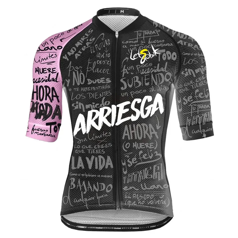 Maglia Ciclismo Uomo Estate Maniche Corte Traspirante Antipilling Riflettente Racing Sport