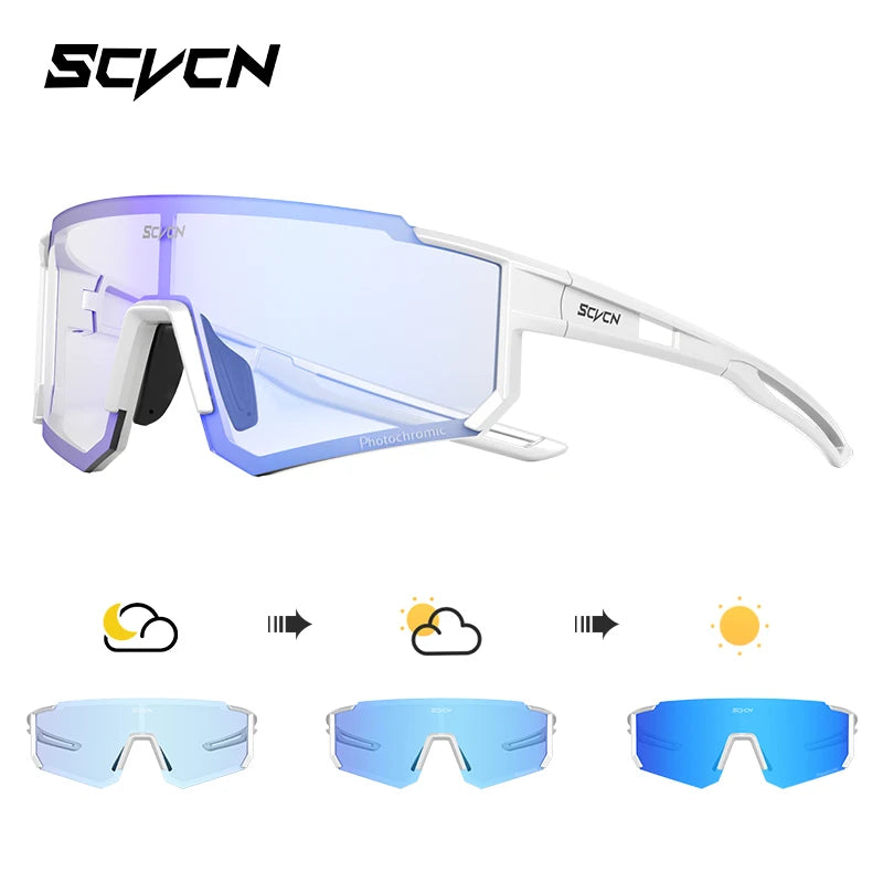SCVCN Occhiali Da Sole UV400 Viola Montatura Street Fashion Y2K Per Donne E Uomini Ciclismo MTB