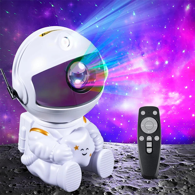 Proiettore Galassia Per Bambini Astronauta Luce Notturna Nebulosa Soffitto Decorazione Per Stanza Regalo Compleanno