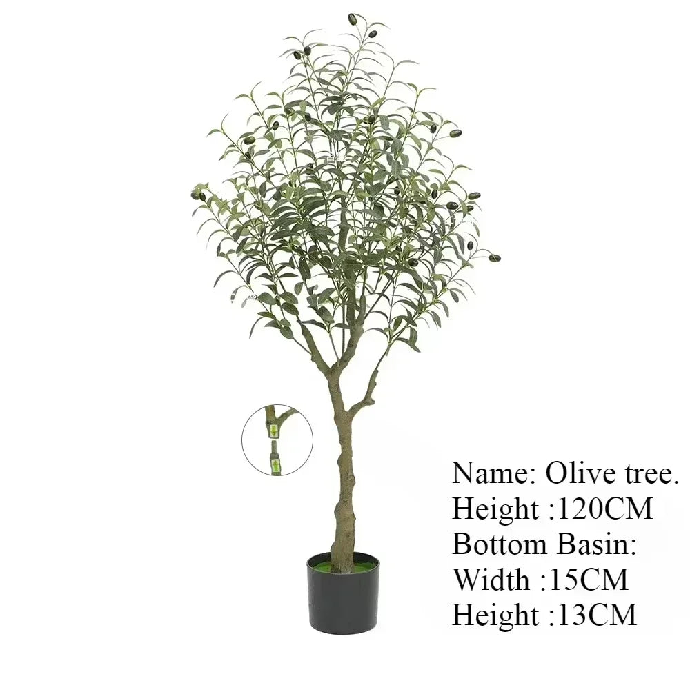 Albero Oliva Artificiale Grande Con Base Regolabile Da 60 Cm A 210 Cm Per Decorazione Ufficio E Casa