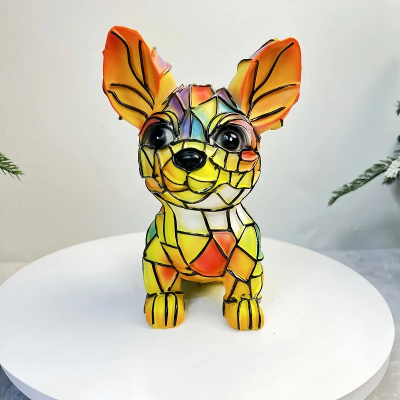 Divertimento Unico Artistico Carino A Forma Di Cane Ornamento Decorativo Luce Notturna Moderna Illuminazione Atmosferica