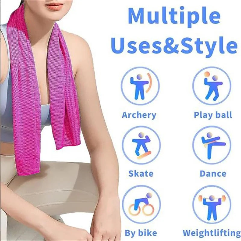 Asciugamano Microfibra Sportivo Ad Asciugatura Rapida Ultra Morbido Leggero Per Palestra Nuoto Yoga Viaggio
