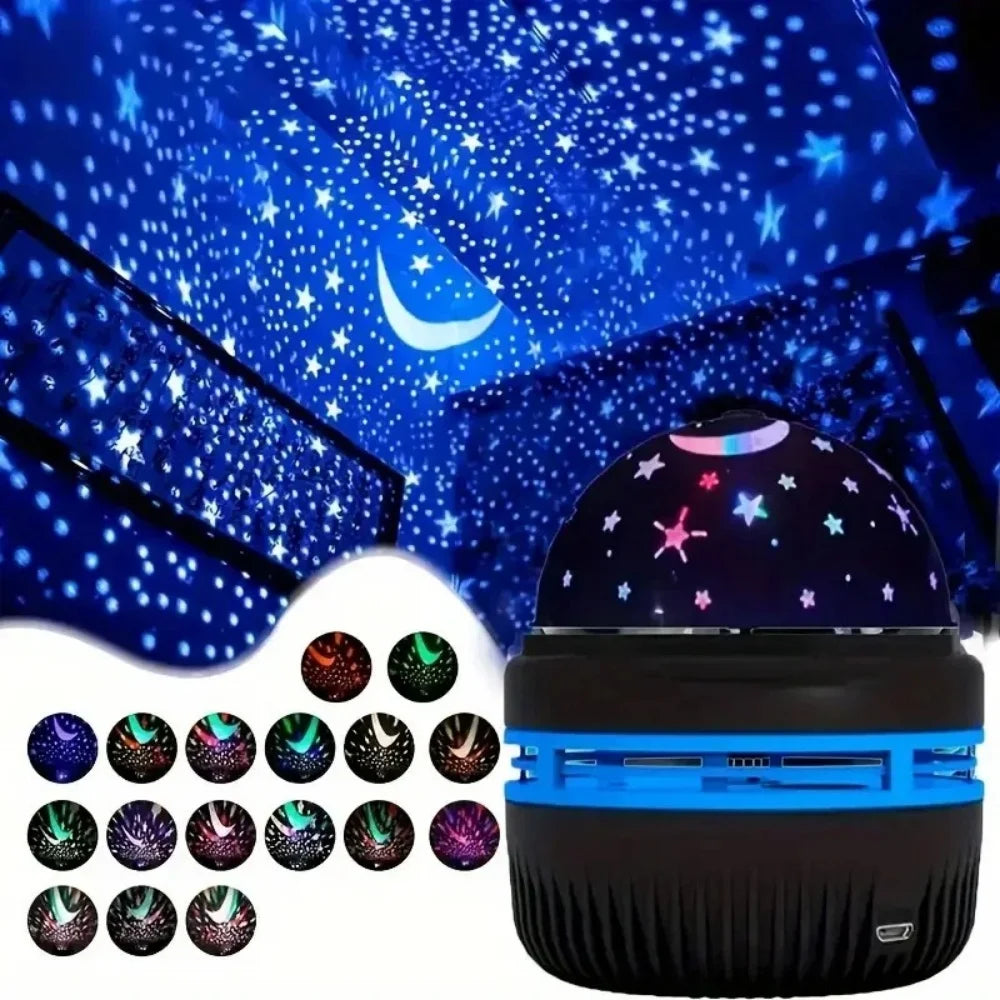 Lampada Da Tavolo USB Portatile Con Luce Notturna Stellata LED Proiettore Sala Giochi Decorazione Della Camera Da Letto