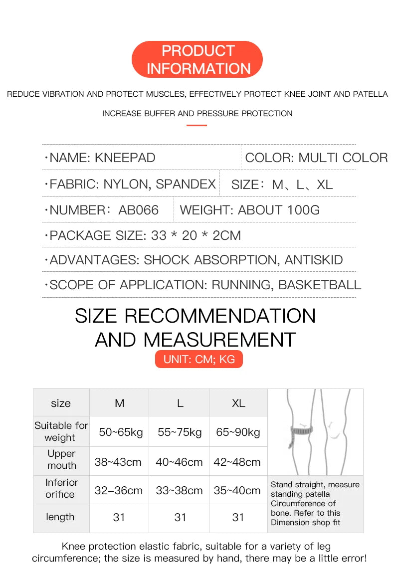 Mezza Ginocchiera Cinghia Patella Supporto Mediale Protezione Menisco In Silicone Sport Universale Per Basket E Corsa