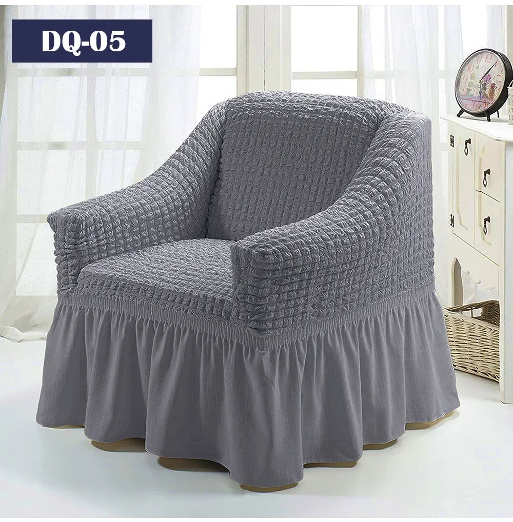 Fodere Per Divani Elastiche Universali Da 90-360 Cm Antiscivolo Copridivano Completo Per 1 2 3 4 Posti In Tessuto Estivo