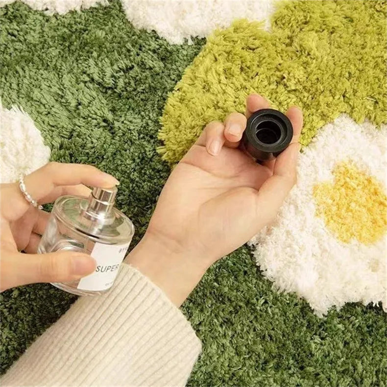 Tappeto Erboso In Muschio Antiscivolo Per Interni Soggiorno Camera Da Letto Bagno Floreale Irregolare Nordico