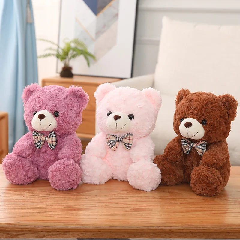 Orsacchiotto Peluche 25 Cm Imbottito Morbido Cartone Animato Regalo Per Bambine E Ragazzi Sorprendente