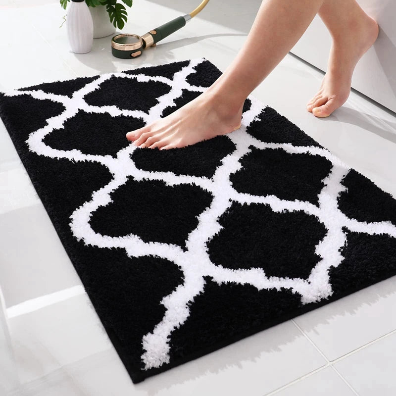 Kitinjoy Tappeto Da Bagno Morbido E Spesso Antiscivolo Per Camera Da Letto Decorazione Del Pavimento Impermeabile