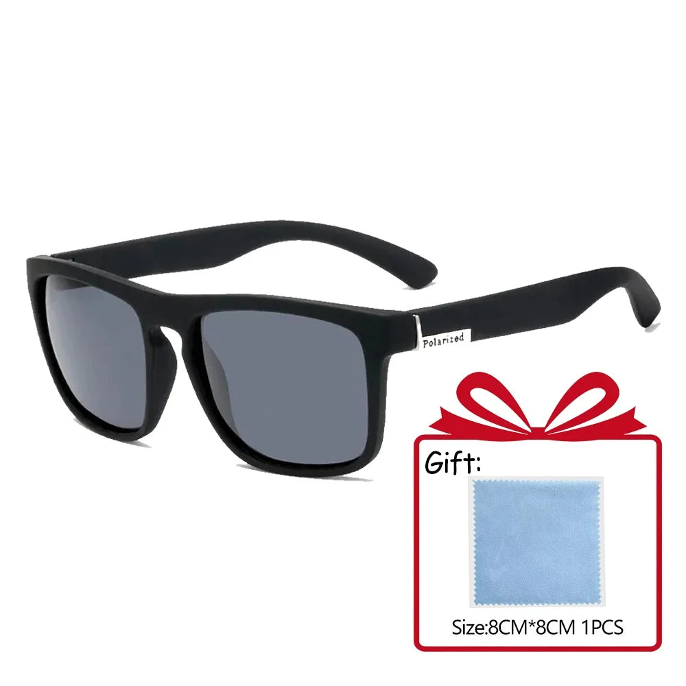 Occhiali Da Sole UV400 Unisex Ciclismo Lusso Design Quadrato Per Guida E Pesca Di Lusso