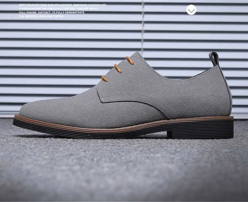 Scarpe Eleganti Da Uomo In Pelle Scamosciata Oxford Derby Classiche Lusso Comfort E Stile Per Ogni Occasione