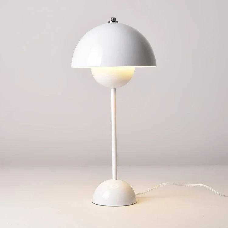 Lampada Da Terra Danish Bud Con Lampadina E27 Per Illuminazione Luce Da Tavolo E Scrivania In Ferro