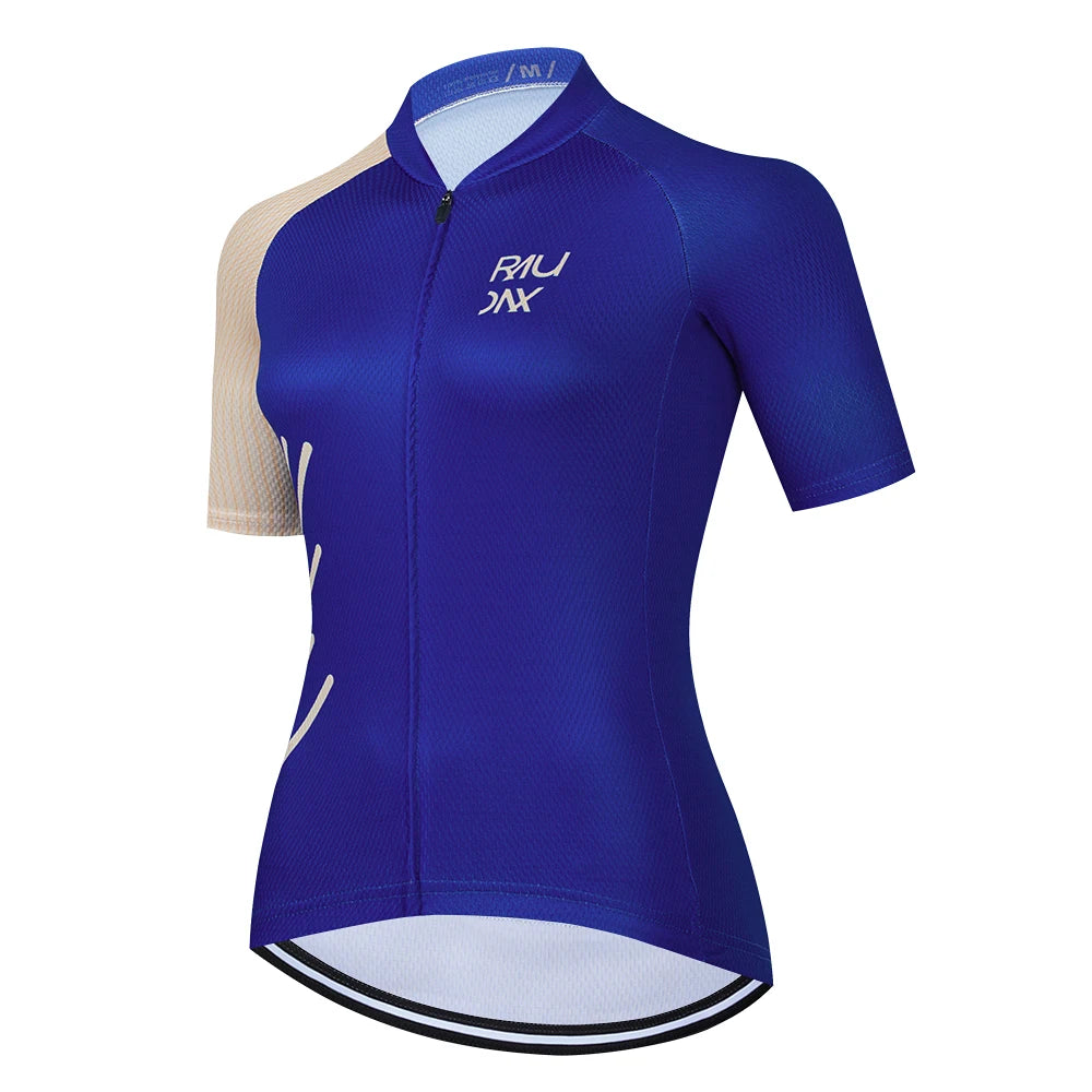 Maglie Ciclismo Donna Raudax 2026 Estive Traspiranti Abbigliamento MTB Maniche Corte Con Tasche