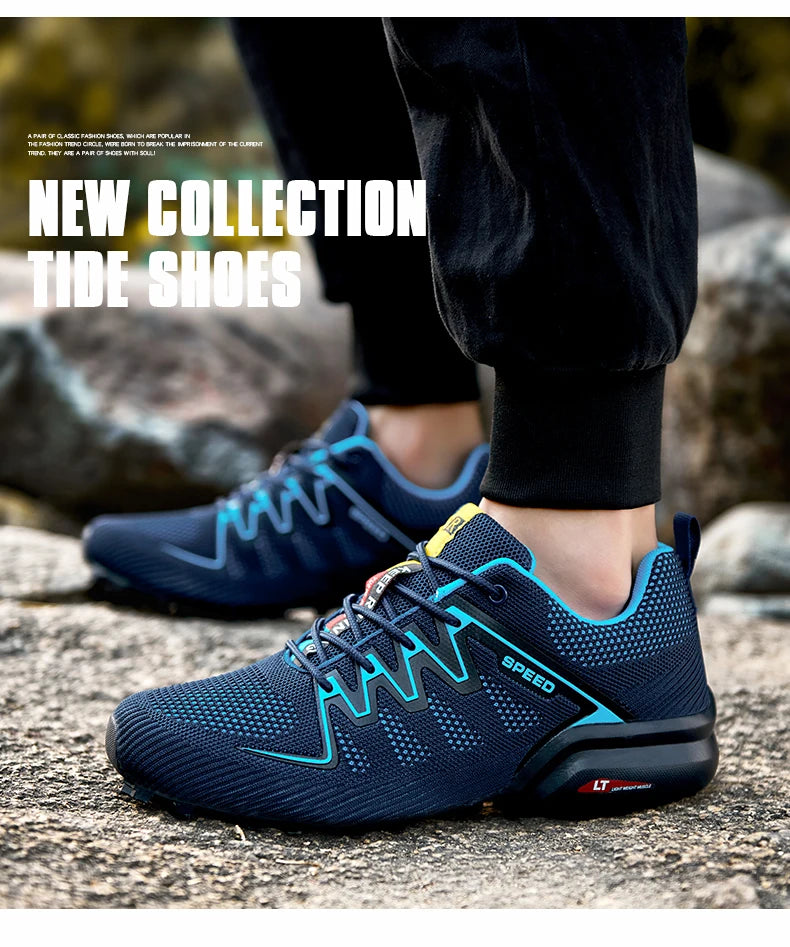 Scarpe Da Ciclismo MTB Traspiranti Uomo Scarpe Da Bicicletta Leggere Per Trekking All'Aperto E Equitazione