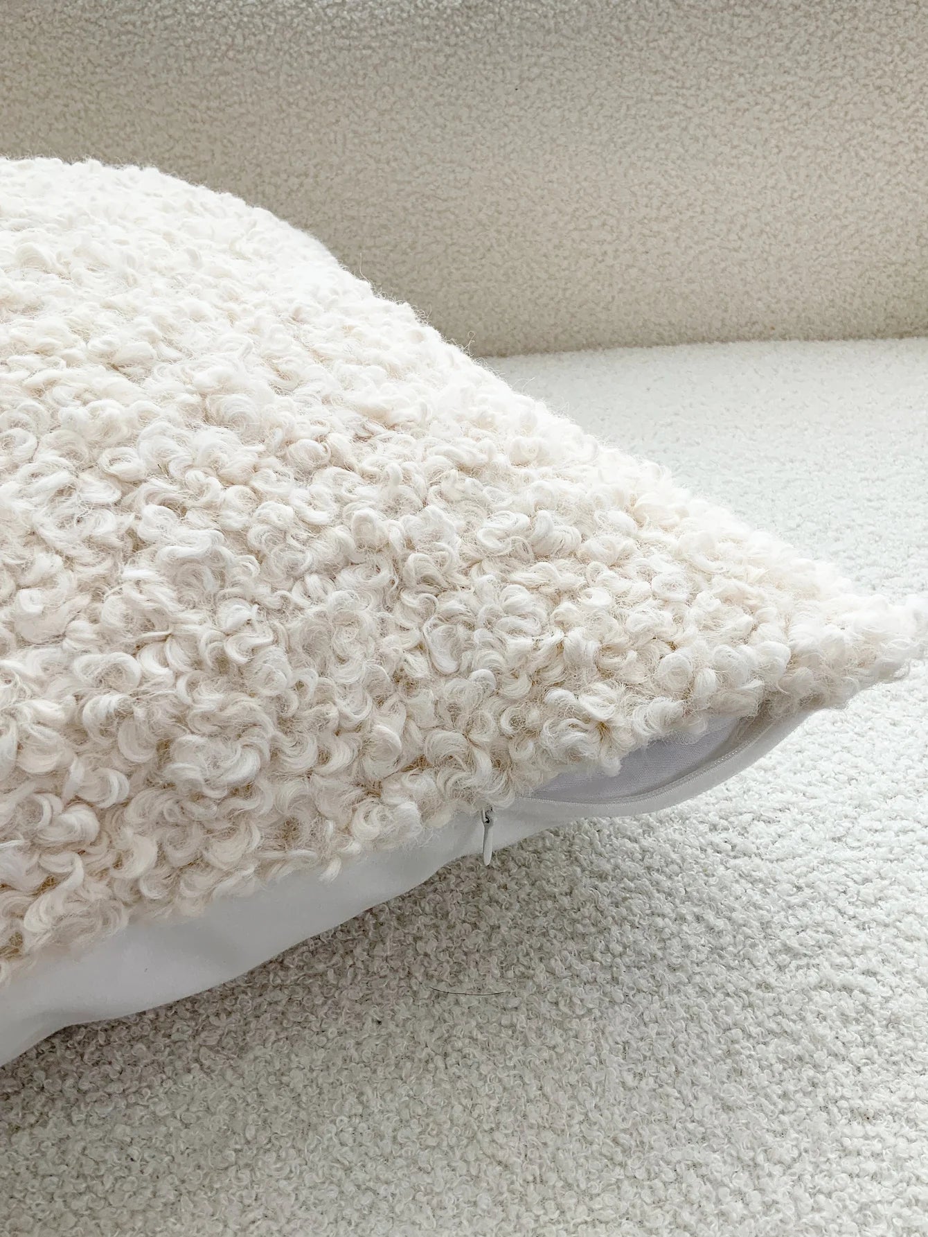 Fodera Per Cuscino Teddy In Lana Finta Di Agnello Tinta Unita Spessa Morbida 1 Pezzo Per Divano Decorativo