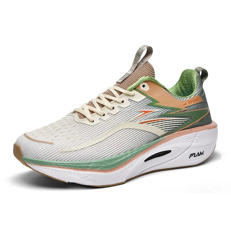 Scarpe Da Corsa Uomo Sneakers Antiscivolo Ammortizzate Con Piastra In Carbonio Per Allenamento E Tennis In Mesh 2026