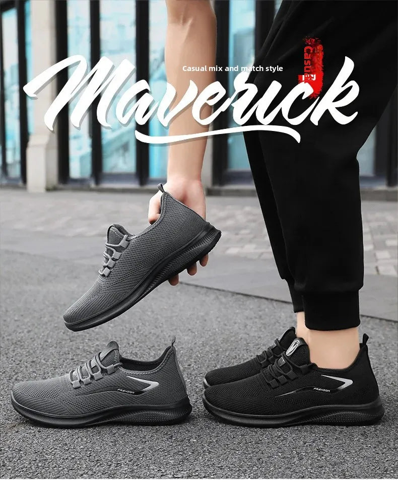 Scarpe Da Corsa Da Uomo Traspiranti Estate Nuovo Stile Casual Antiodore Suola Morbida In EVA Mesh Scarpe Da Ginnastica