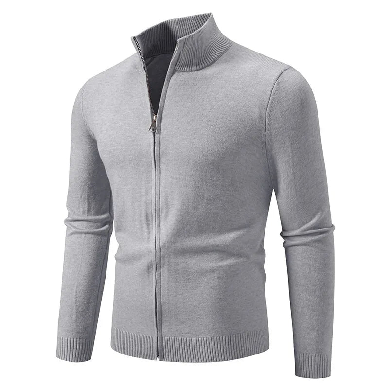 Cardigan Da Uomo Con Cerniera In Poliestere Caldo Animal Game Streetwear Per Look Moderno Autunno Inverno