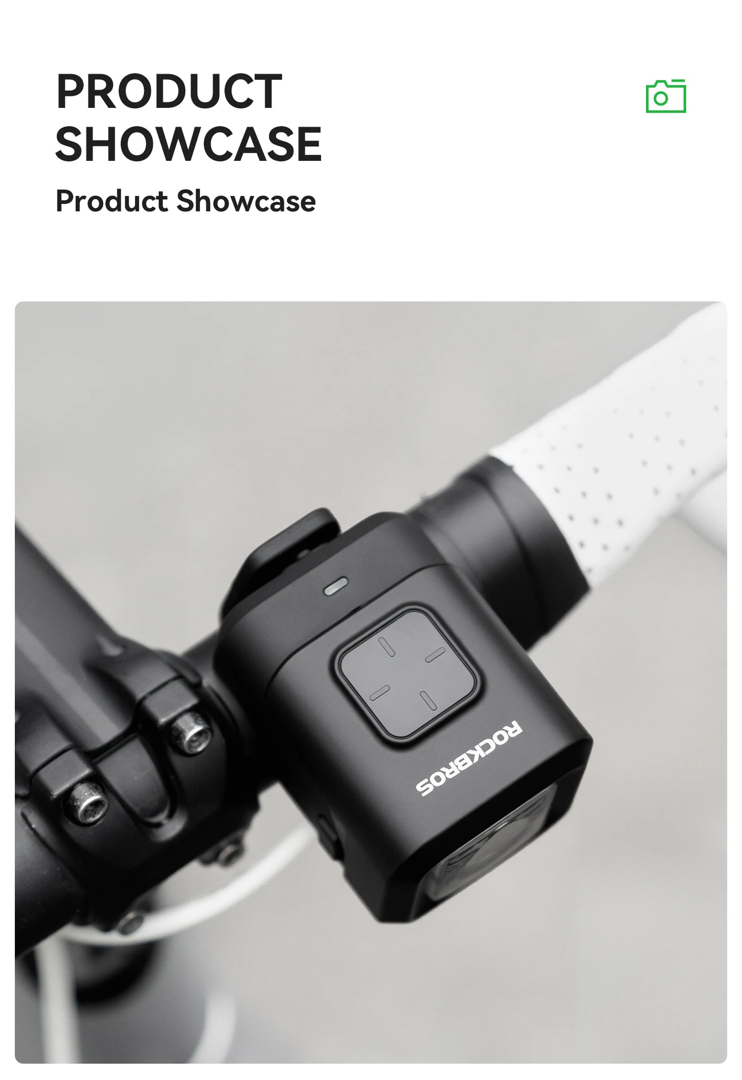 Clacson Per Bici IPX6 Antipioggia Con Ricarica Tipo C 2300mAh Faro Illumina Avvertimento Luce Anteriore Due In Uno