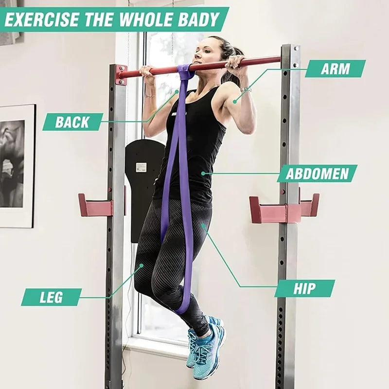 Fasce Di Resistenza Per Trazioni A Quattro Livelli Per Allenamento Muscolare Yoga Calisthenics Unisex Fitness