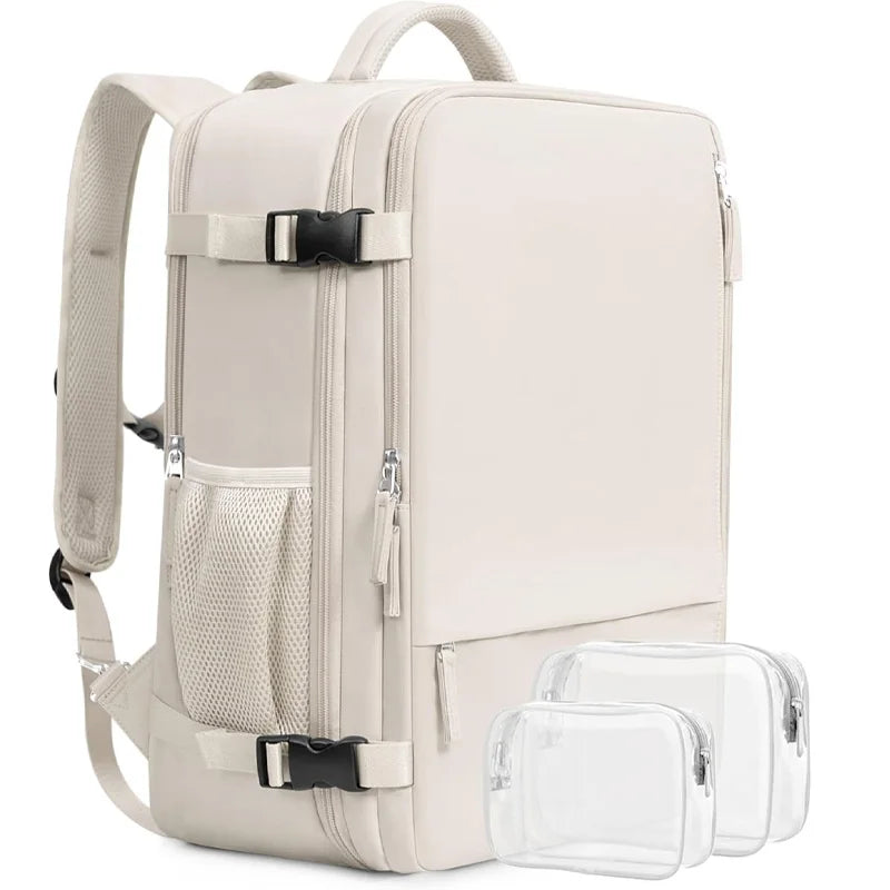 Zaino Da Viaggio Unisex Per Laptop Da 15 Pollici Grande Capacità 36 55 Litri Per Oggetti Personali