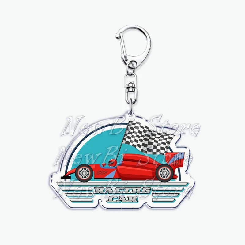 Portachiavi Con Ciondolo Per Auto Da Corsa Popolare Super Cool Per Accessori Borsa Gioielli Regali Fan Amici