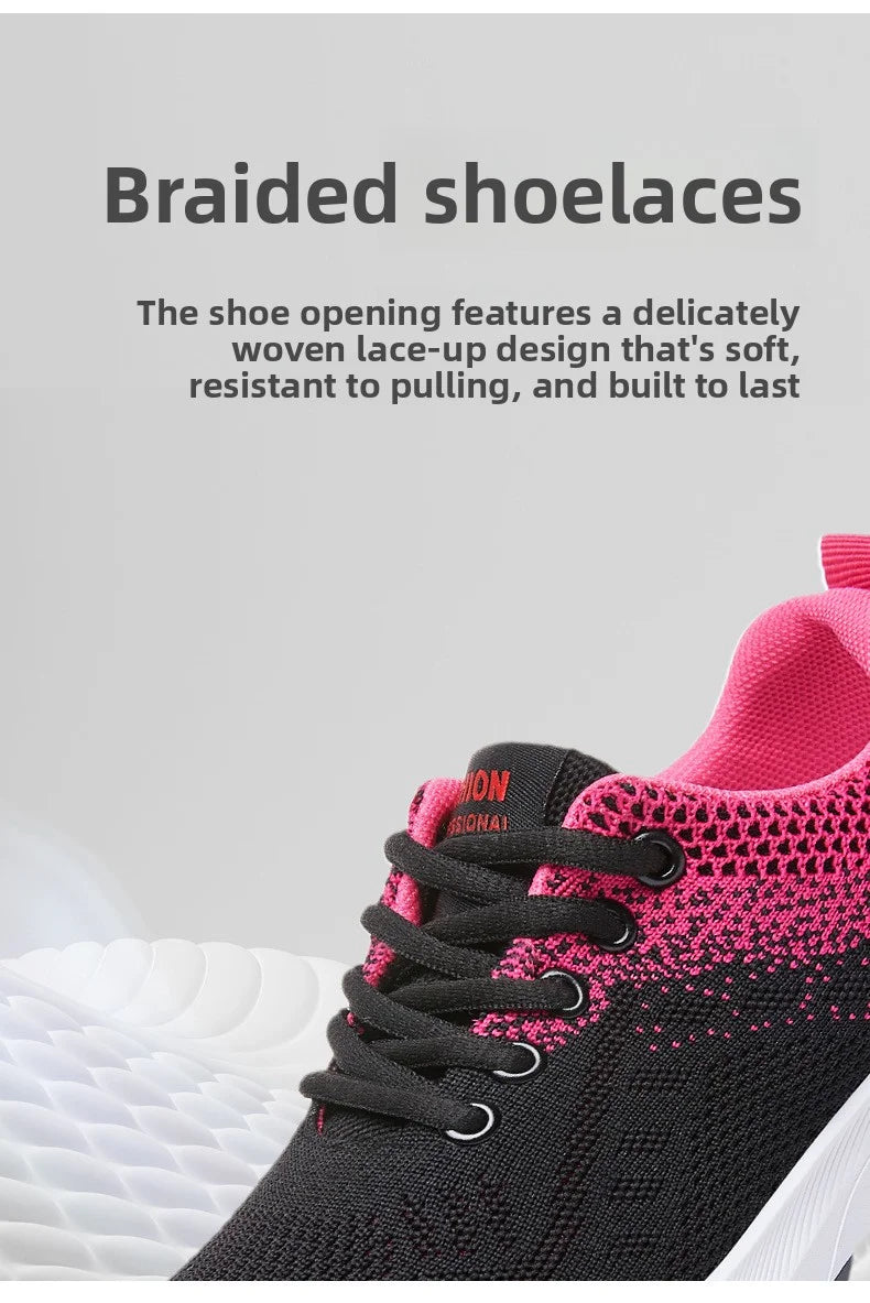 Scarpe Da Ginnastica Da Donna Vulcanizzate Air Mesh Morbide E Leggere Con Plateau Basso Da 1 A 3 Cm Lacci Scarpe Casual