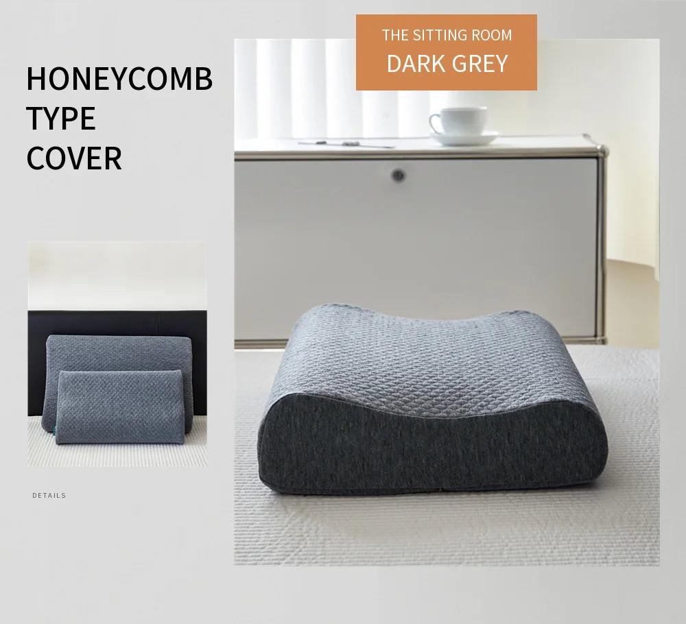 Cuscino Ergonomico In Memory Foam Singolo Con Supporto Cervicale Per Letto Rinfrescante E Traspirante