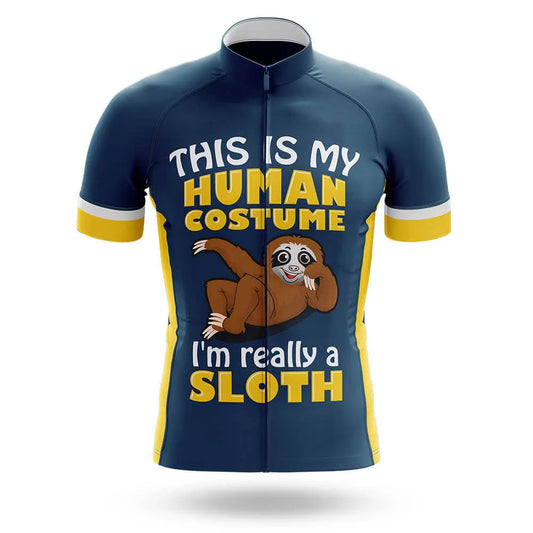 Maglia Da Ciclismo Estiva Uomo 2025 Sloth Team Maniche Corte Traspirante Con Tasca Posteriore E Protezione UV