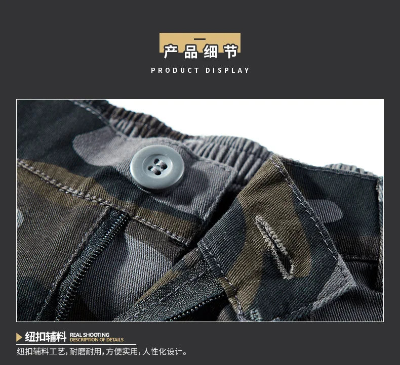 Pantaloncini Cargo Mimetici Da Uomo Con Tasche Estivi 2025 Pantaloni Corti Da Uomo Abbigliamento Maschile