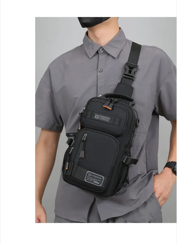 Borsa A Tracolla Uomo Multifunzionale Oxford Alta Qualità Leggera Per Viaggi E Escursioni All Aperto