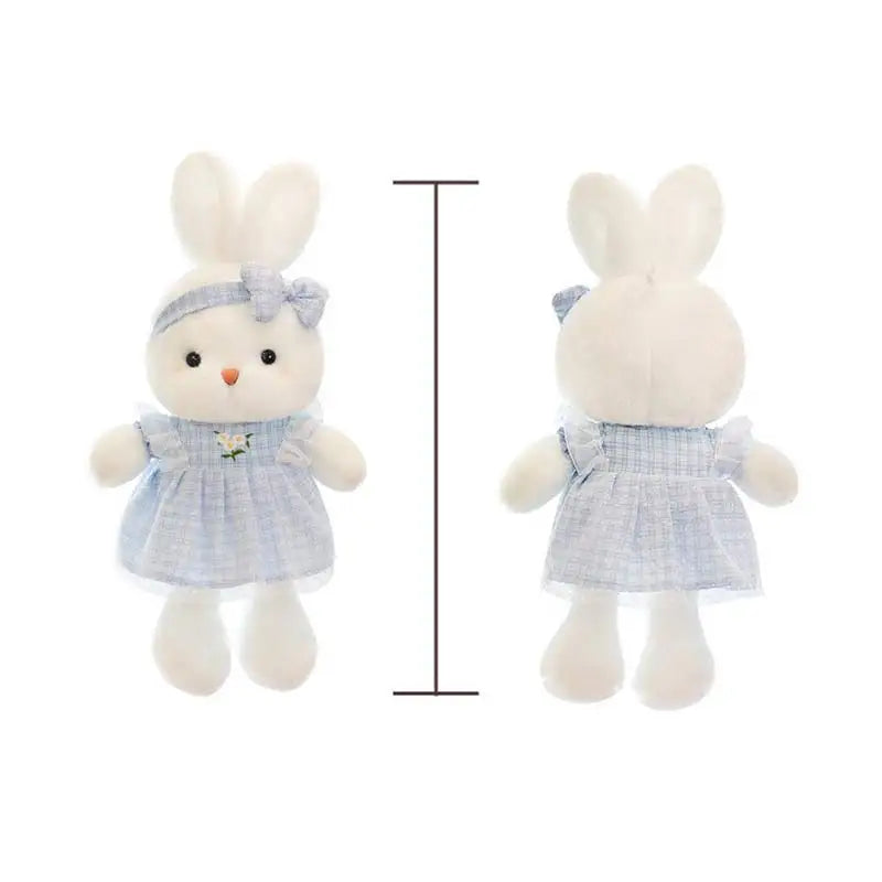 Peluche Coniglio Cartone Animato Vestito Floreale Regalo Per Pasqua San Valentino Compleanno Decorazione Casa