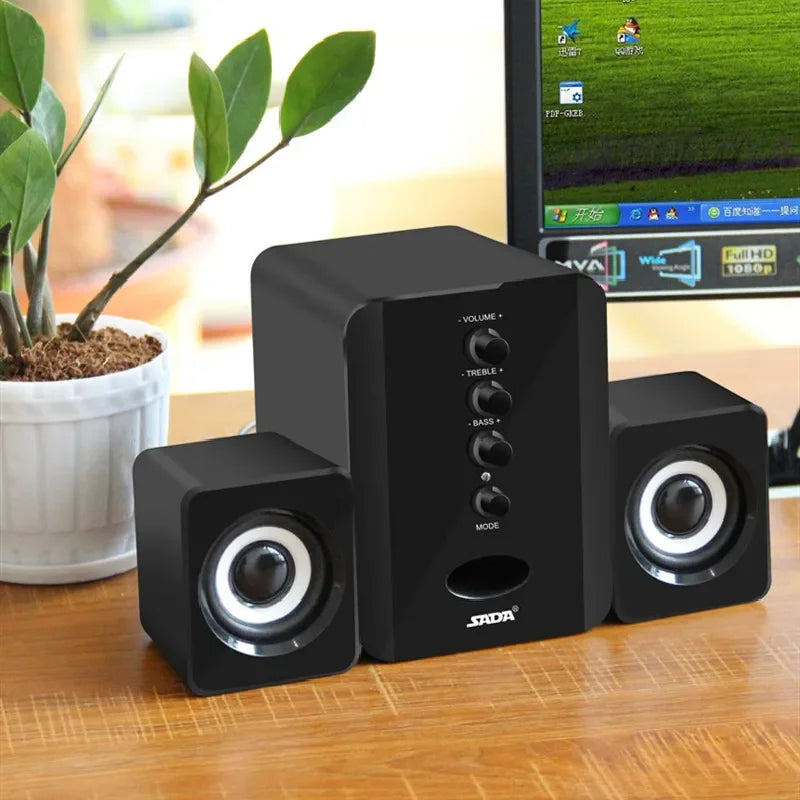 Nuovo Altoparlante Universale Per PC 3D Full Range Bar Stereo Bass Cannon Per Musica Computer Laptop Telefono TV USB