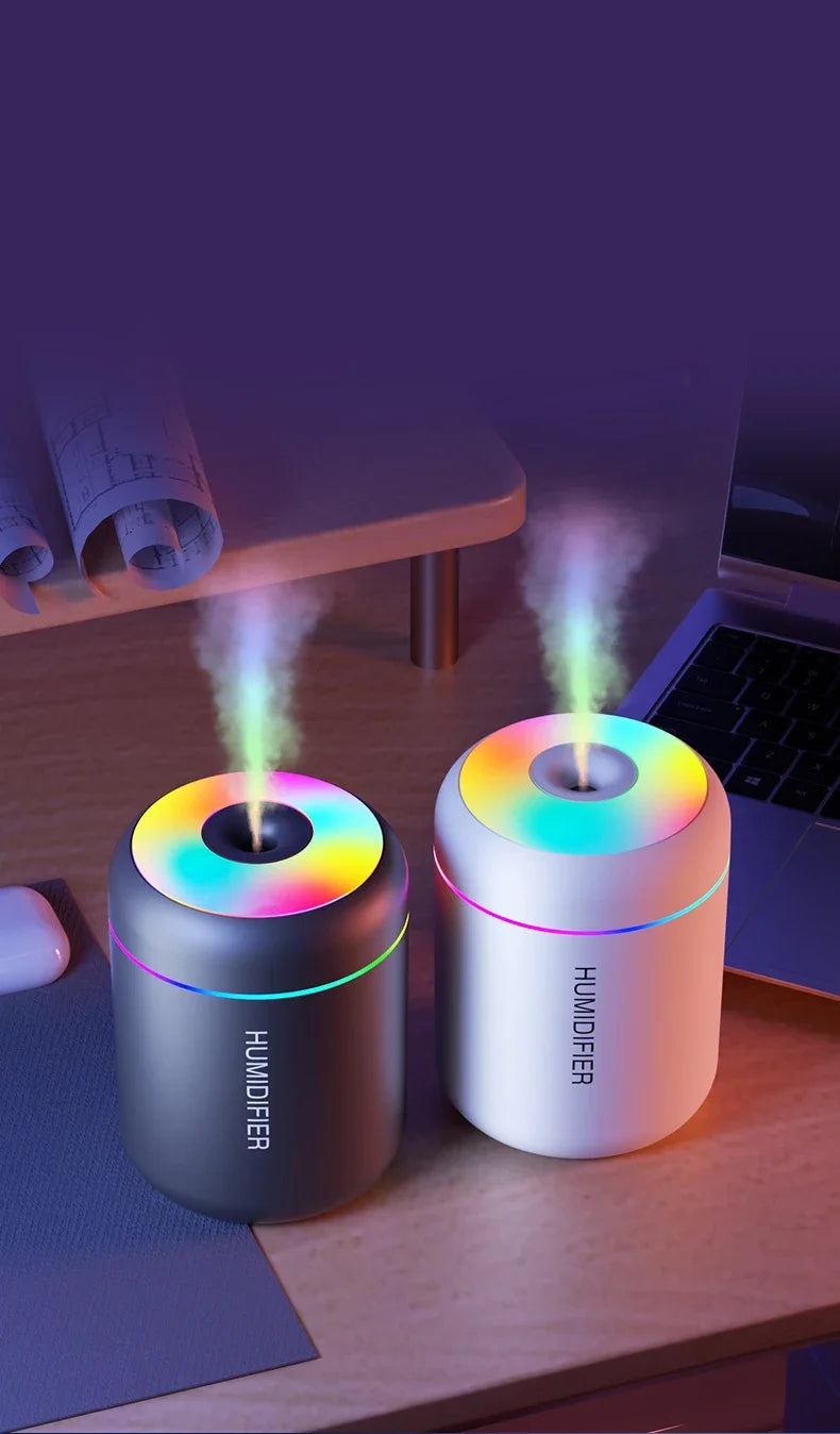 Mini Umidificatore USB 180ML Diffusore Aromaterapia Olio Essenziale Luci Purificatore Aroma Per Auto Casa Camera Da Letto