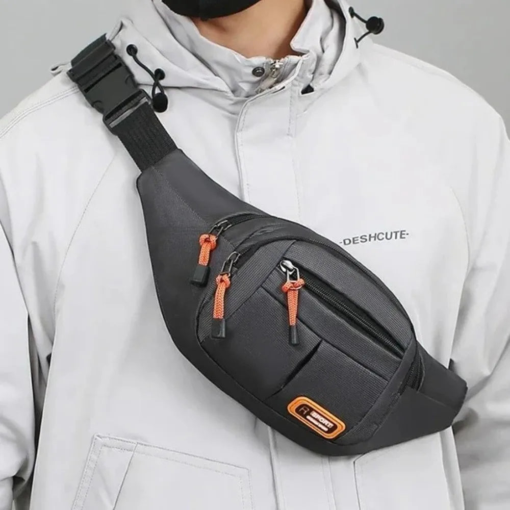 Borsa A Tracolla Da Uomo Oxford Durevole Impermeabile Grande Capacità Unisex Marsupio Multifunzionale