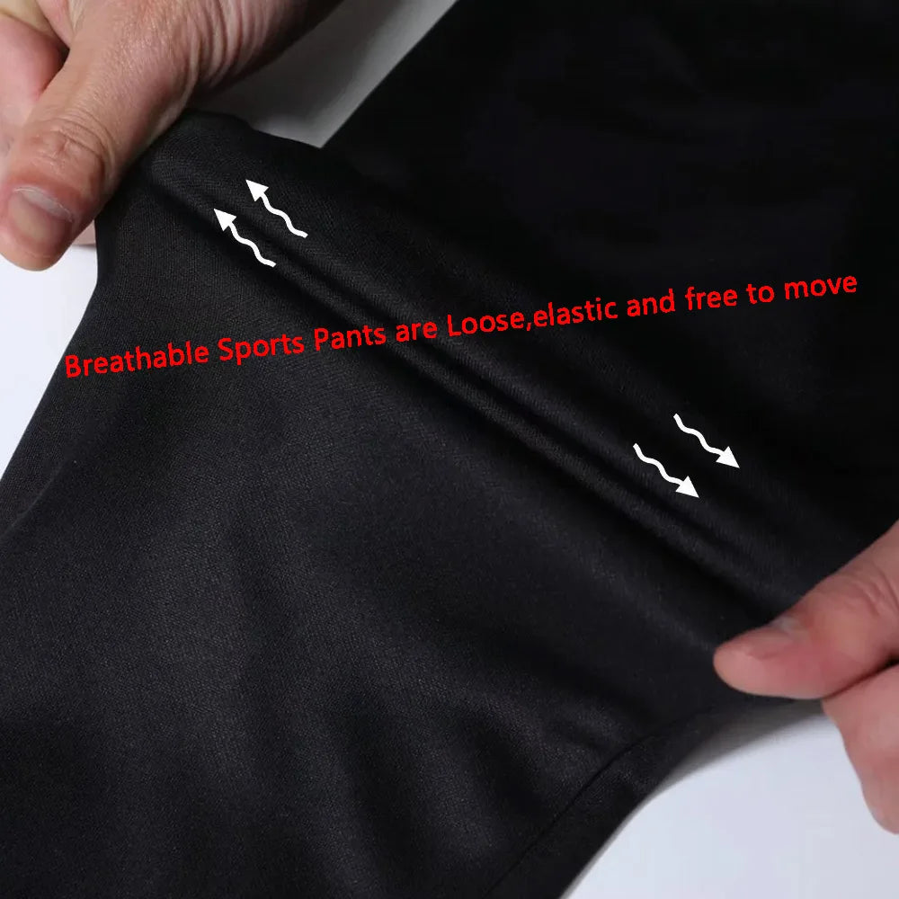 Pantaloni Sportivi Da Uomo Con Tasche Con Cerniera Per Corsa Allenamento Calcio Fitness In Poliestere Modello A102