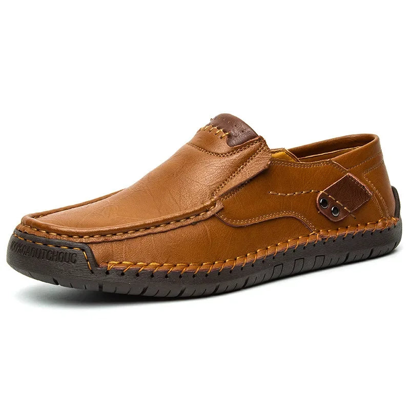Mocassini Da Uomo Slip Traspiranti Scarpe Da Guida In Vera Pelle Fatte A Mano Eleganti Casual