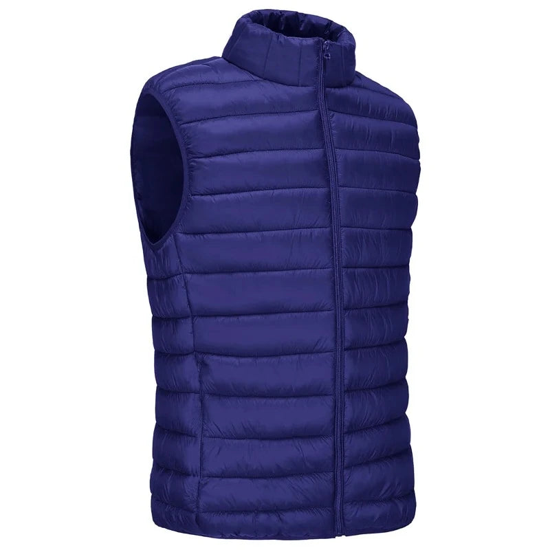 Gilet Uomo Animal Game Leggero In Poliestere Con Cerniera Tasche Capispalla Autunno Pratico