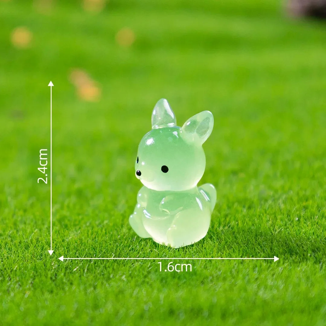 10 Pezzi Ornamenti Luminosi a Forma di Wallaby per Micro Paesaggi Fai da Te Giardinaggio e Paesaggistica