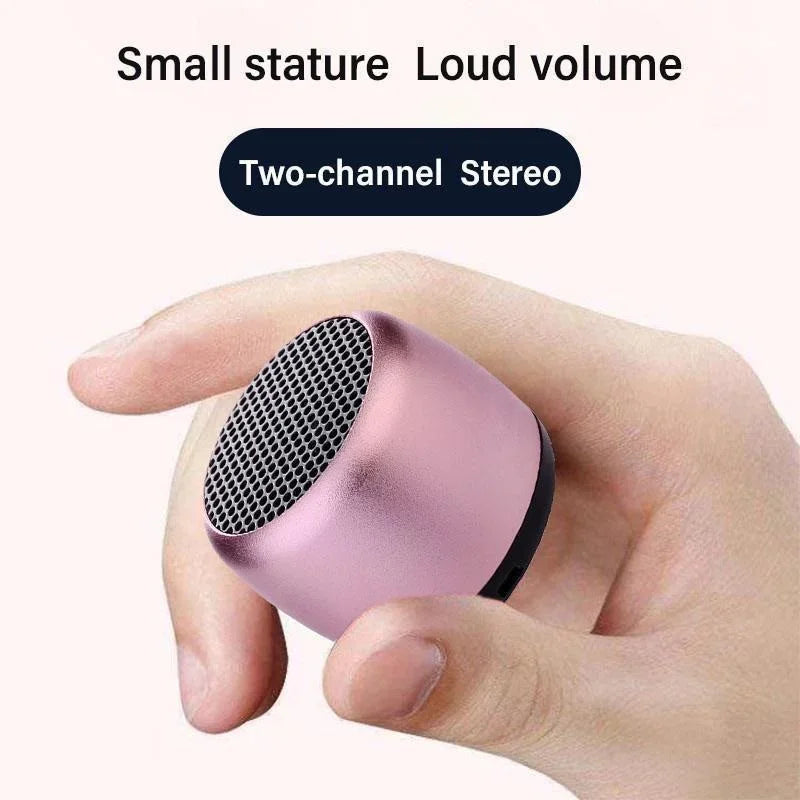 Mini Altoparlante Bluetooth Senza Fili Portatile In Metallo Lettore Musicale Per PC E Smartphone