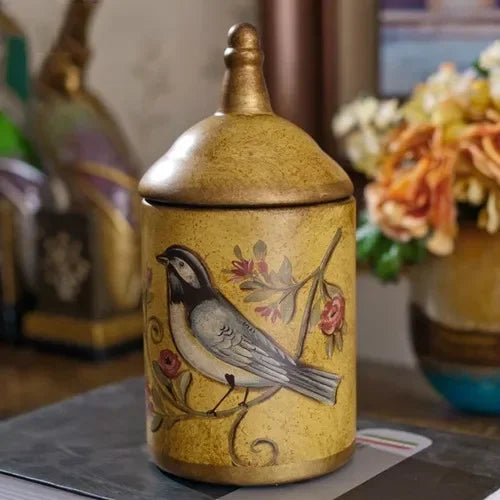 Barattoli Da Cucina In Ceramica Vintage Impermeabili Contenitori Per Tè Zucchero Dolci Multiuso Retro